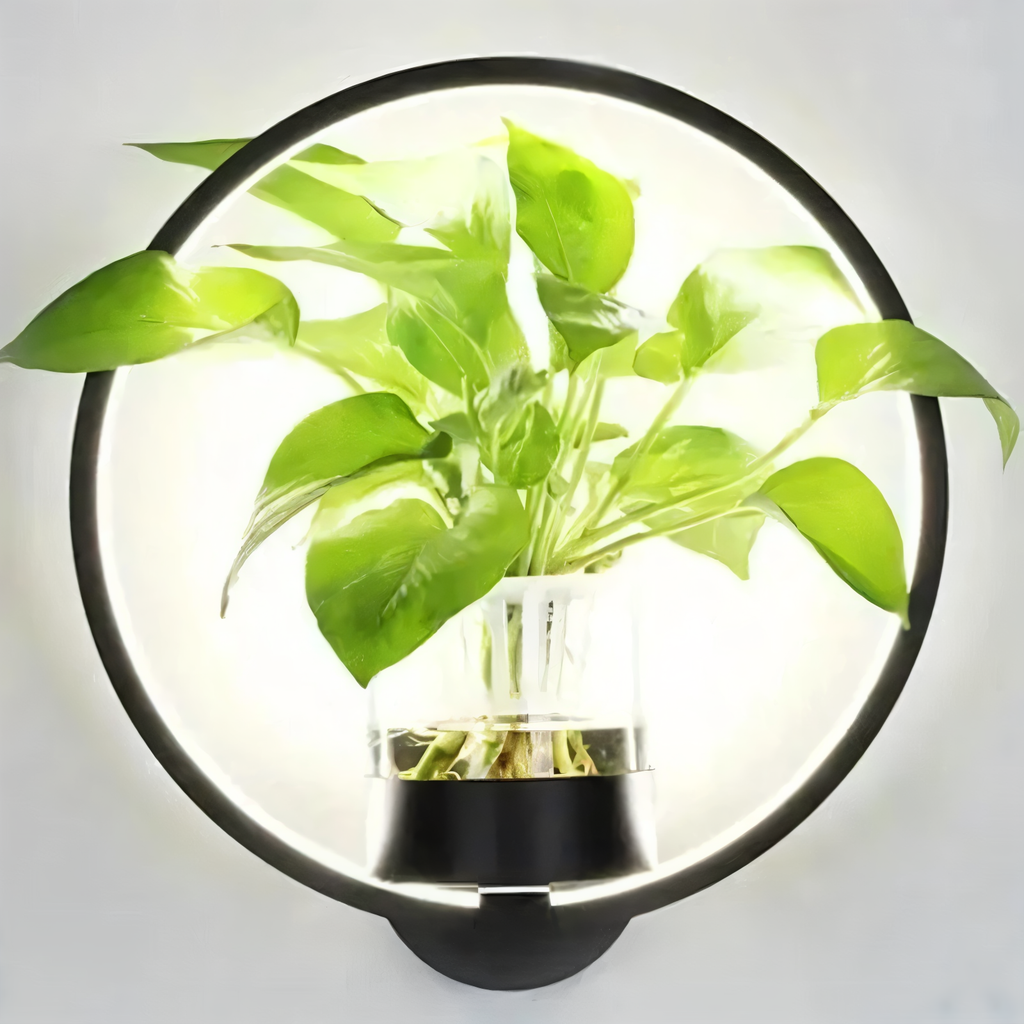 Applique da parete LED VerdantLume con portavaso | Euroselle