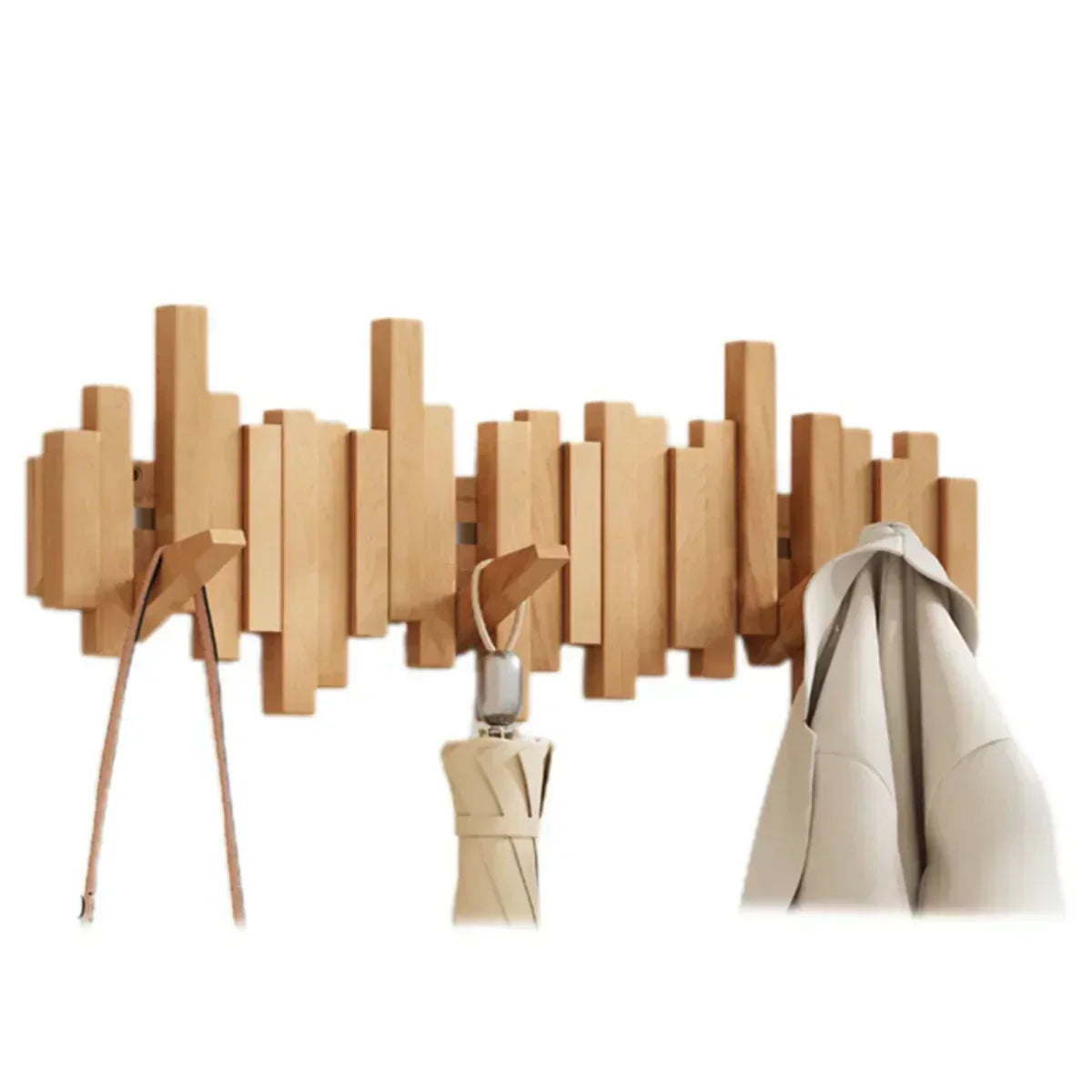 Patère organisatrice d’entrée en bois | Euroselle