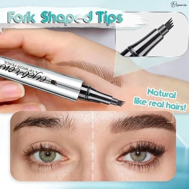 Rotulador de cejas resistente al agua con 4 puntas para un aspecto natural | Euroselle