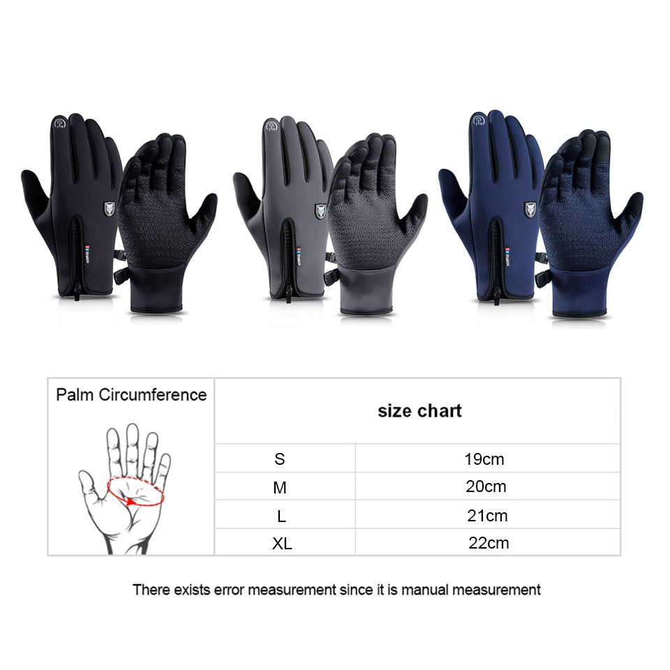 Wasserdichte Thermohandschuhe für den Winter mit Touchscreen-Funktion | Euroselle