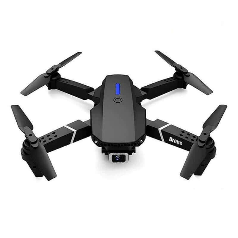 带摄像头的黑色 4K 专业高清摄像头 WIFI FPV 遥控四轴无人机，可折叠直升机 | Euroselle