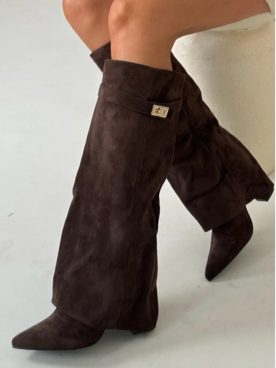 Chaussures en cuir pour femmes avec détails dorés | Port quotidien | Euroselle