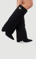 Chaussures en cuir pour femmes avec détails dorés | Port quotidien | Euroselle