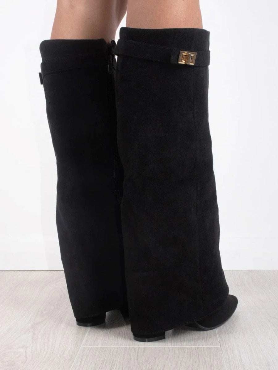 Chaussures en cuir pour femmes avec détails dorés | Port quotidien | Euroselle
