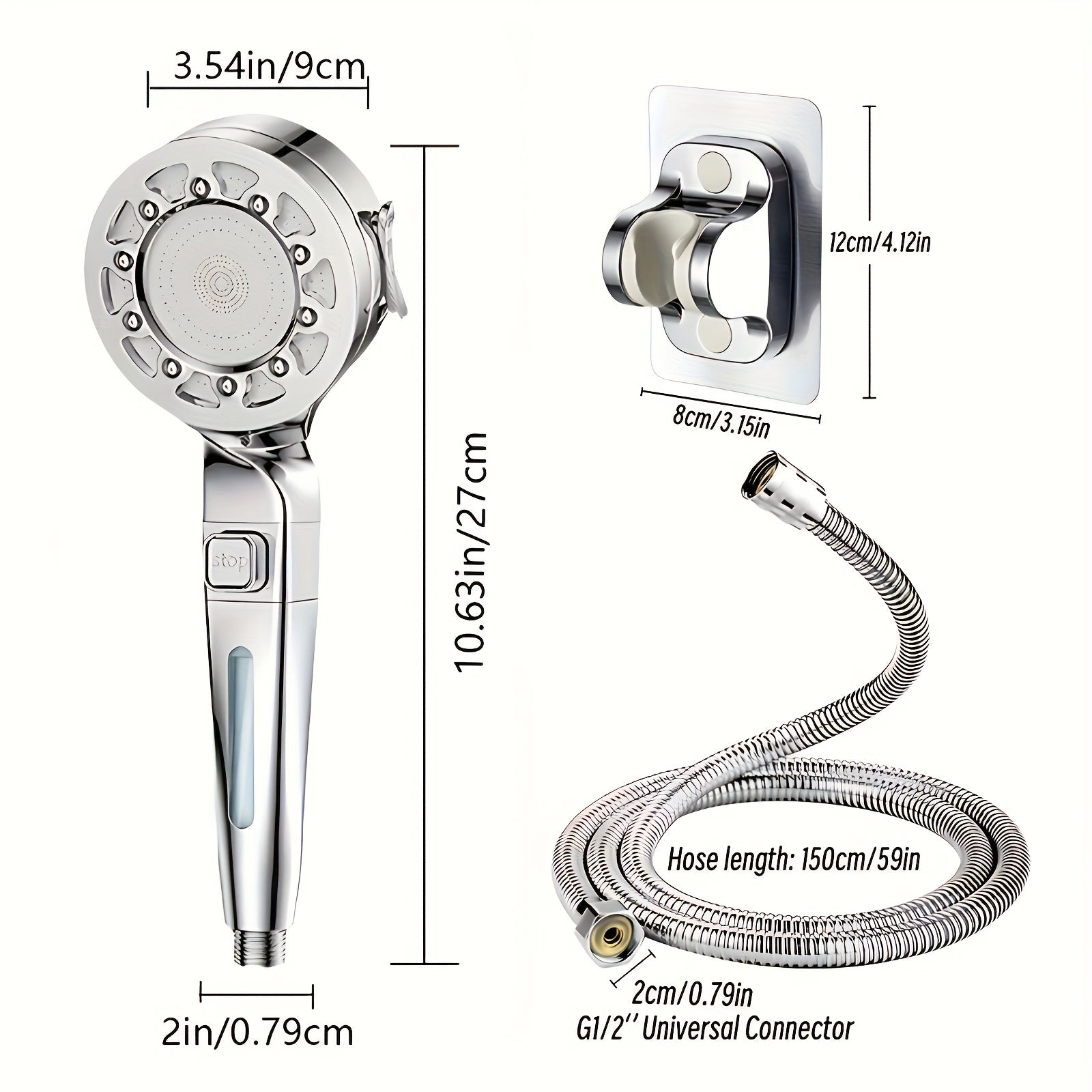 High-Pressure Rainfall Shower System - Euroselle