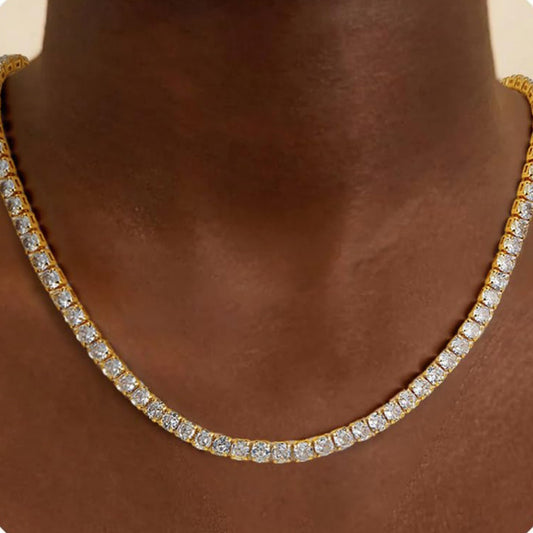 Collier Pendentif Double-Ovale Élégant - Bijoux Luxe pour Femme