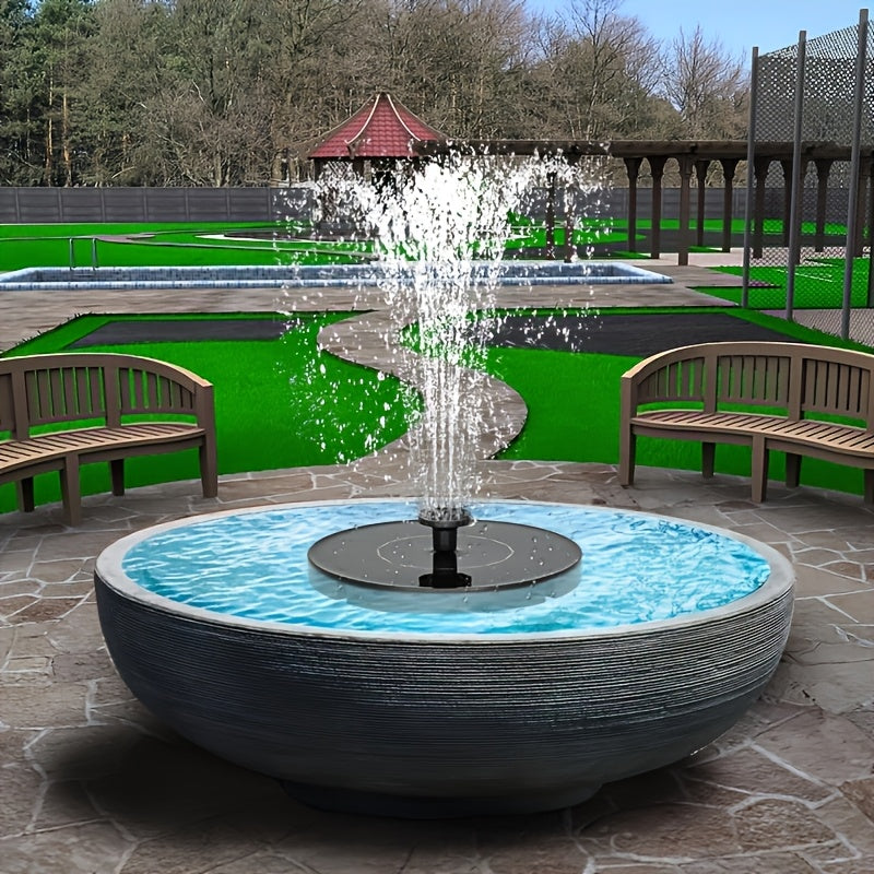 Automatic Solar Floating Fountain Pump — 6 Interchangeable Spray Heads