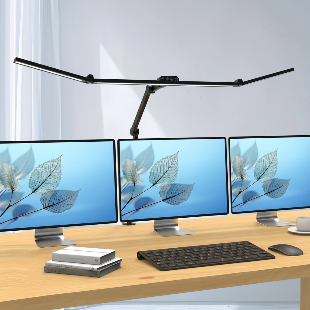 24W Adjustable LED Desk Lamp with Clamp - Euroselle