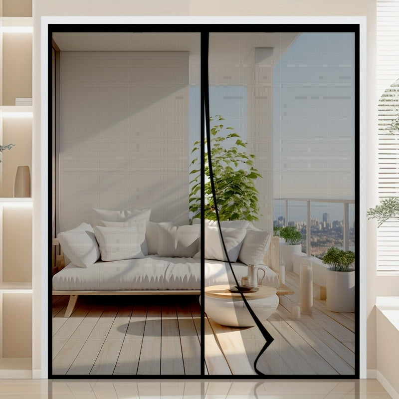 Magnetic Mosquito Mesh Door Curtain for Hands-Free Insect Protection - Euroselle