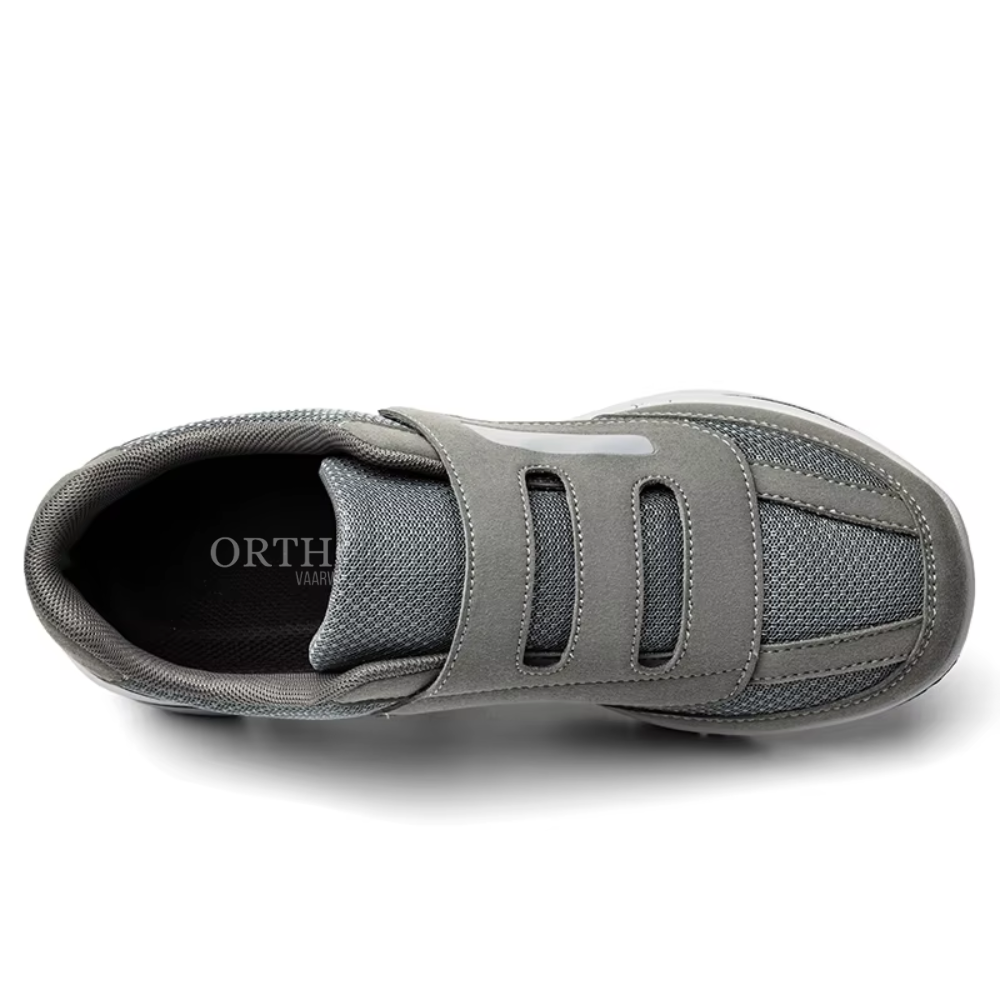 Wide-Fit Adjustable Footwear for Sensitive Feet — Hook-and-Loop Straps