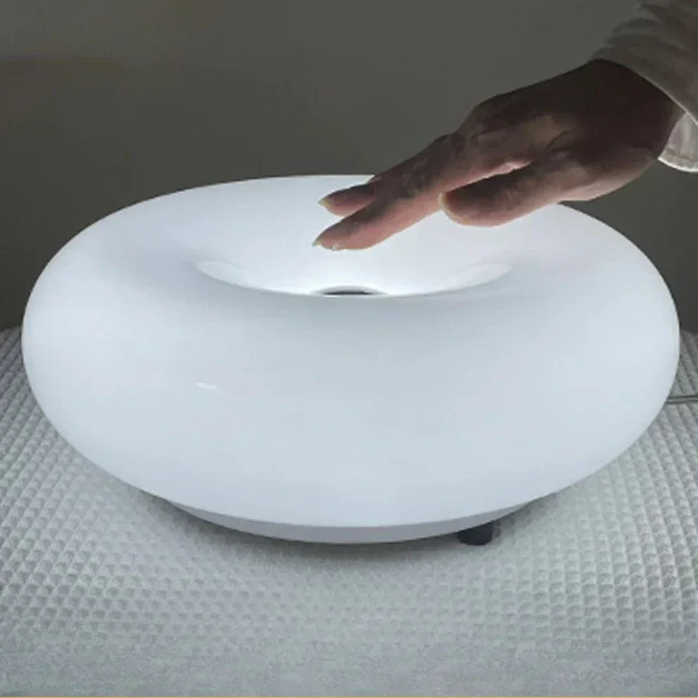 Candeeiro tátil recarregável — Luz redonda sem fios, 3 níveis de luminosidade