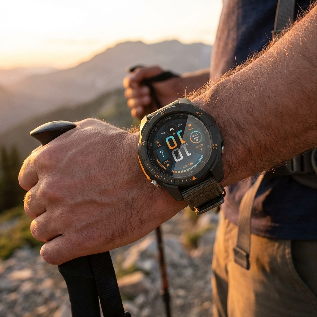 Beskyttelsesdeksel til Garmin Fenix 8 og Descent Mk3i med glassbeskyttelse