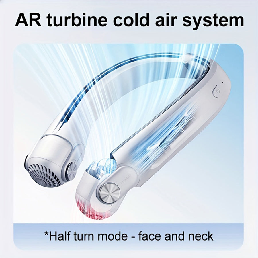Kompakter Nackenventilator – 45° verstellbarer Luftstrom