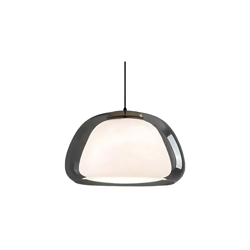 Lunara | Double Glass Dome Pendant Light With Soft Glow