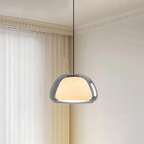 Lunara | Double Glass Dome Pendant Light With Soft Glow