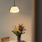 Lunara | Double Glass Dome Pendant Light With Soft Glow