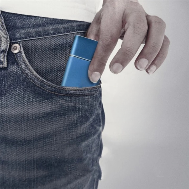 8 TB Portable Solid State Drive — USB-C High-Speed Storage, Aluminum Housing