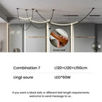 Modern Nordic Belt Chandelier