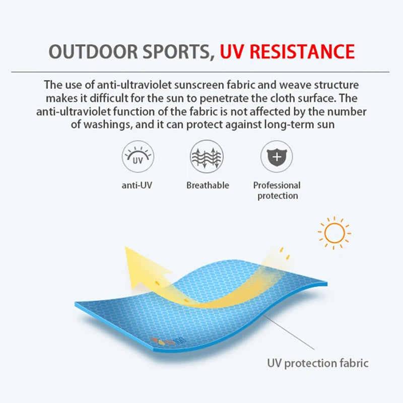 Packable Rain Shell Jacket — UPF 40+ Sun Protection, Quick-Dry