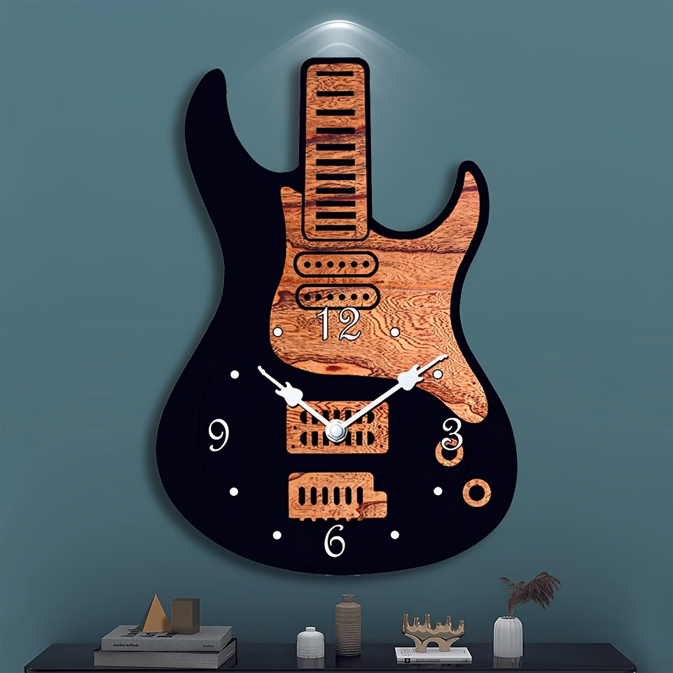 Kunstnerisk guitar vægur til musikelskere - Euroselle