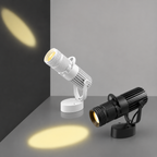 Verstellbarer LED-Deckenstrahler aus gebürstetem Aluminium in Nickel | Euroselle