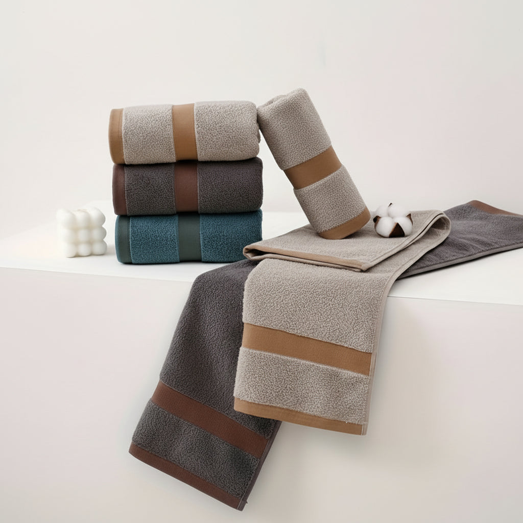Soft Moisture Absorbing Towels Set - Euroselle