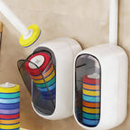 Space-Saving Toilet Brush with Durable Plastic Base - Euroselle