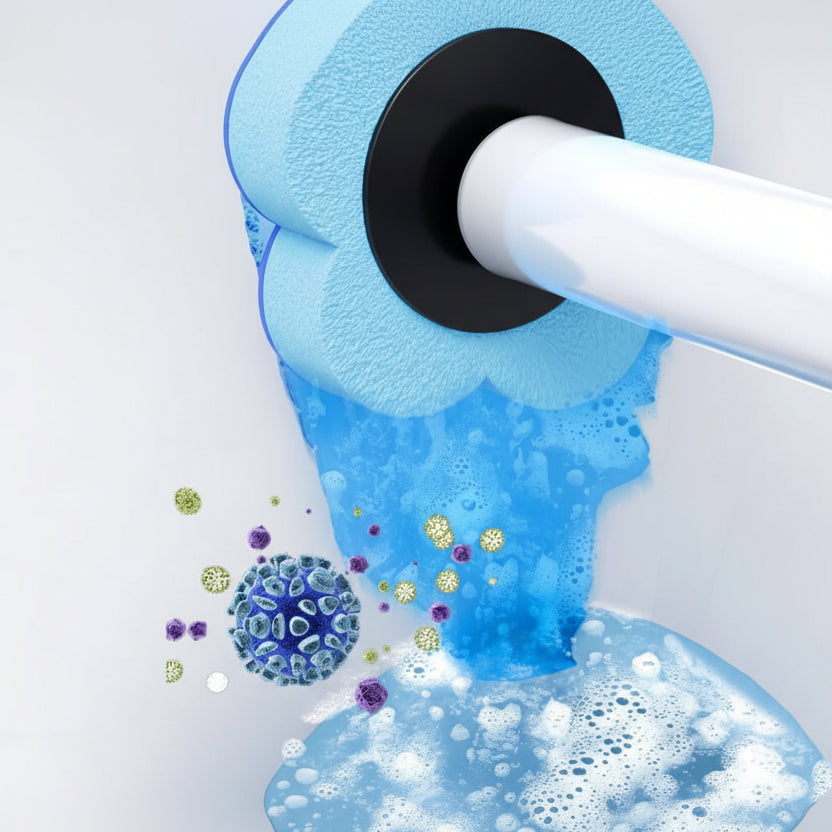 Durable Household Toilet Brush with Holder - Euroselle