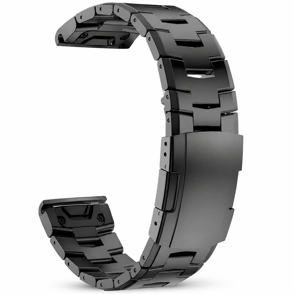 Garmin Fenix 9 Titanium Link Band — Tool-Free QuickFit, 22mm & 26mm