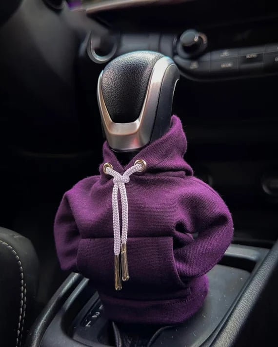 Mini-hoodiehoes voor de versnellingspook, voor handgeschakelde en automatische auto's
