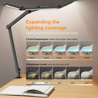 Three-Head Clampable LED Desk Lamp - Euroselle