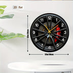 Moderne Auto-Themen 2D-Wanduhr für Enthusiasten - Euroselle