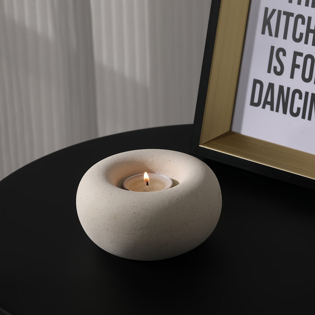 Ceramic Donut Candle Holder - Euroselle