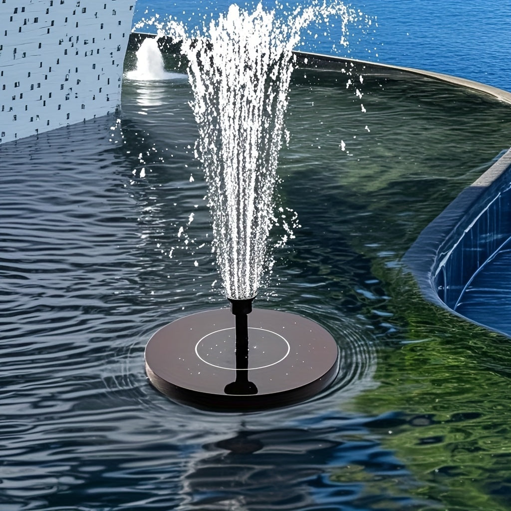 Automatic Solar Floating Fountain Pump — 6 Interchangeable Spray Heads