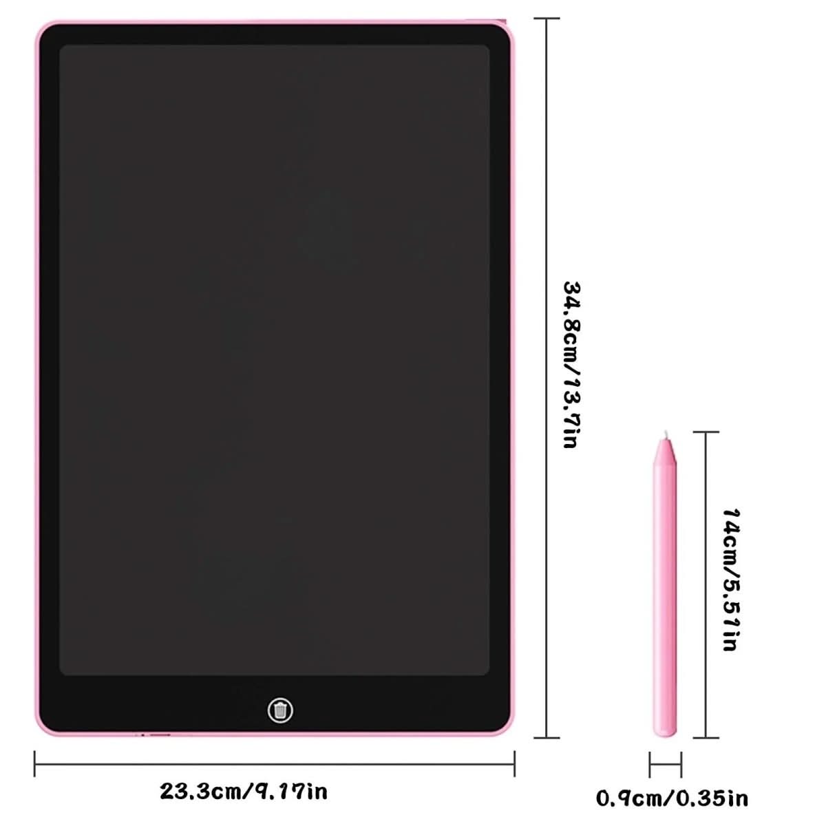 LuminaDraw Tragbares LCD-Zeichenbrett — Löschtaste mit einer Berührung, kompaktes Design zum Mitnehmen