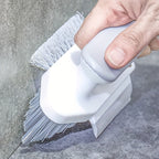 2-in-1 Crevice & Floor Scrub Brush, Durable Plastic, Portable Design - Euroselle