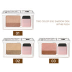 Langanhaltende wasserfeste Lidschatten-Palette, 5-8 schimmernde vielseitige Farben - Euroselle