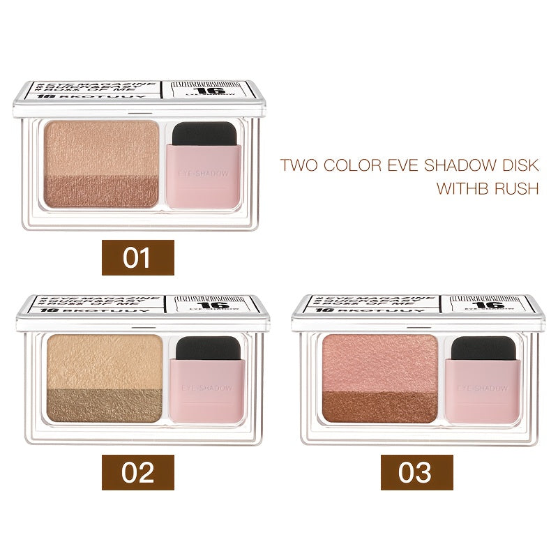 Langanhaltende wasserfeste Lidschatten-Palette, 5-8 schimmernde vielseitige Farben - Euroselle