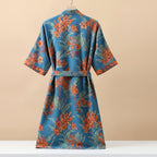 Premium 100% Cotton Double-Layer Gauze Pajama Set Unisex Mid-Length for All Seasons - Euroselle