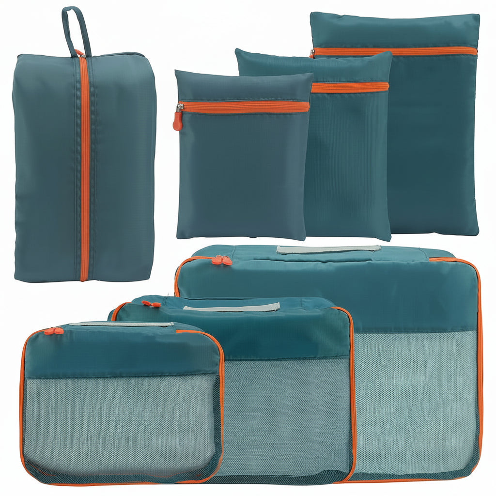 Portable 7pcs Suitcase Organizing Bag Set for Travel - Euroselle