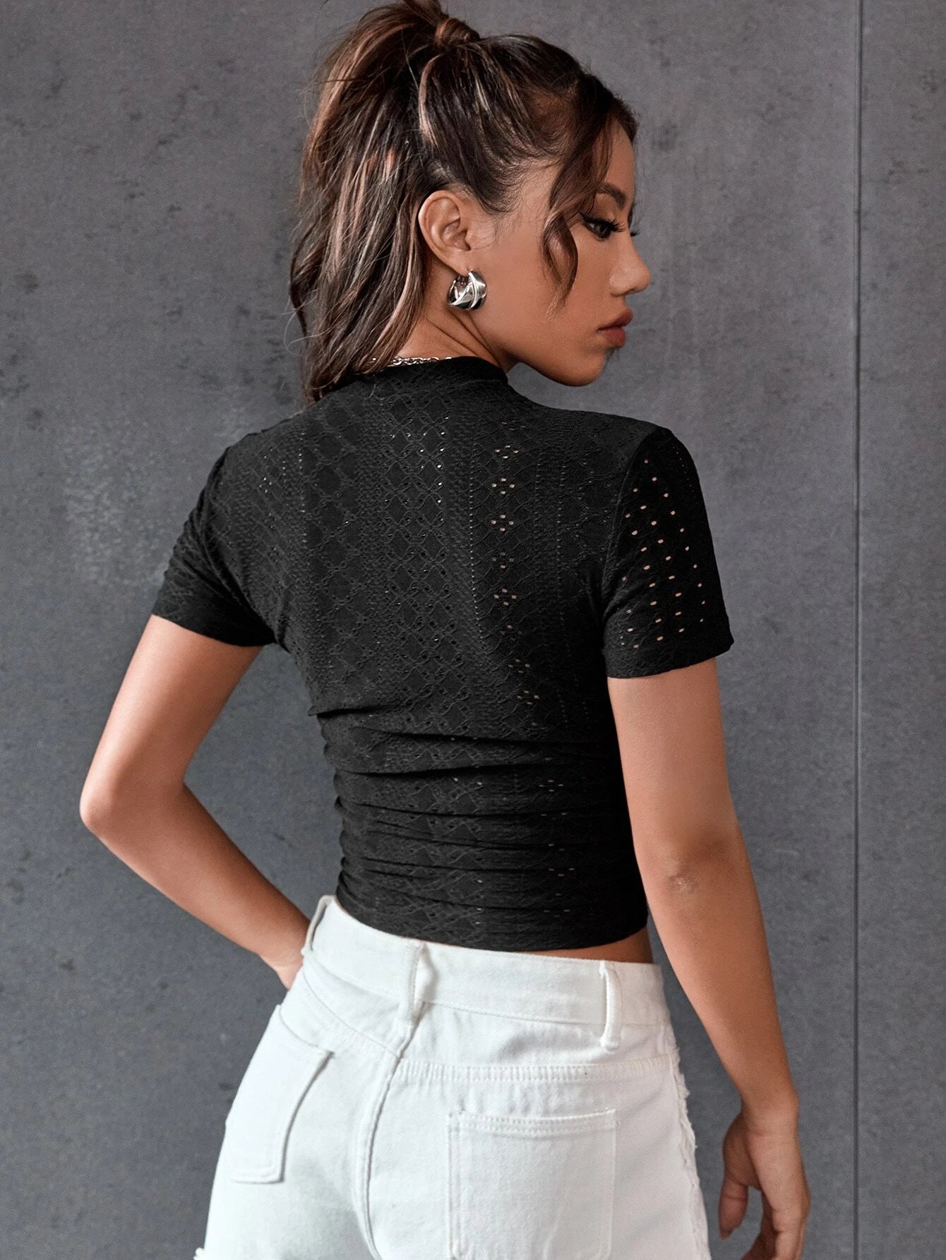 T-shirt Femme Slim – Couleur Unie