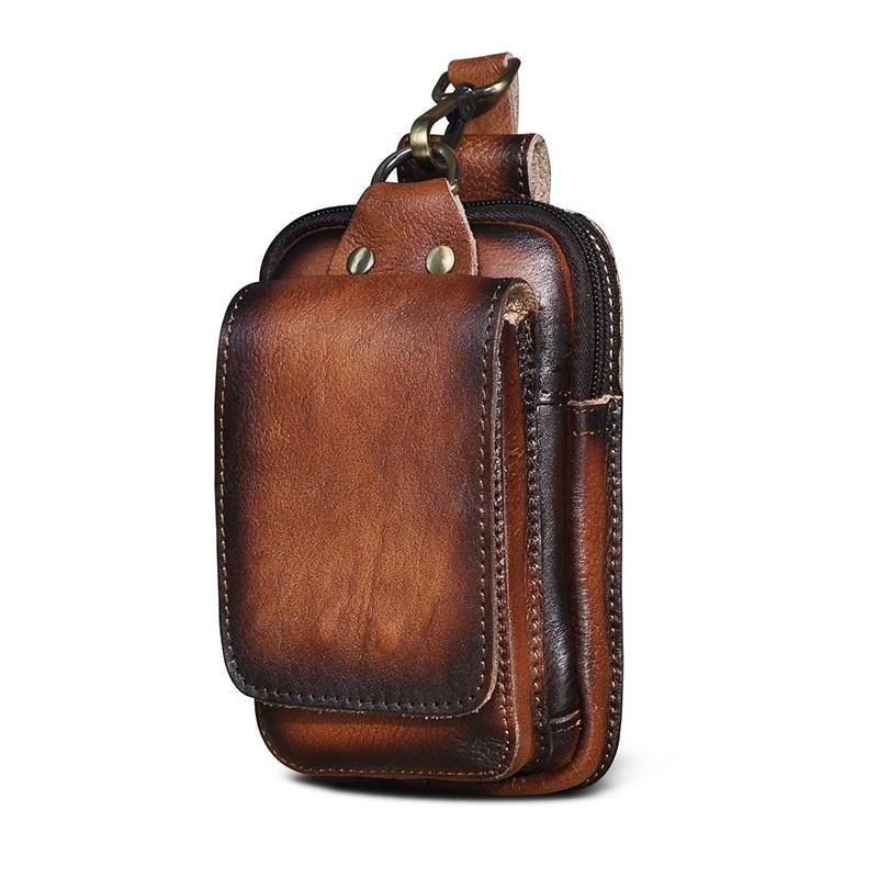 Men's Premium Leather Belt Pouch | Euroselle