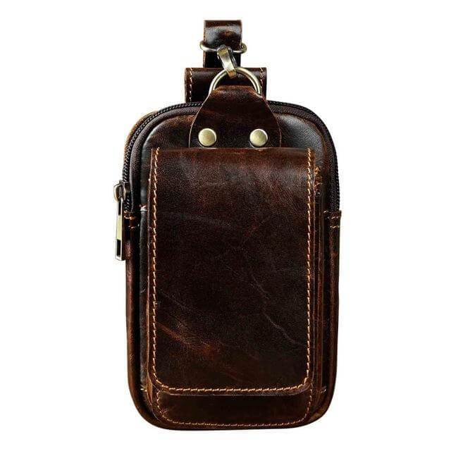 Men's Premium Leather Belt Pouch | Euroselle