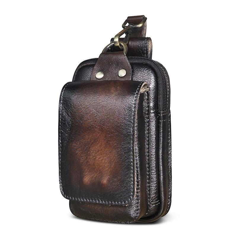 Men's Premium Leather Belt Pouch | Euroselle
