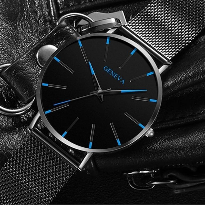 Men's Stainless Steel Quartz Watch - Slim & Modern | Euroselle