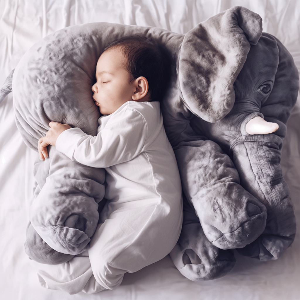 Pernă de îmbrățișat în formă de elefant — Design super moale și confortabil