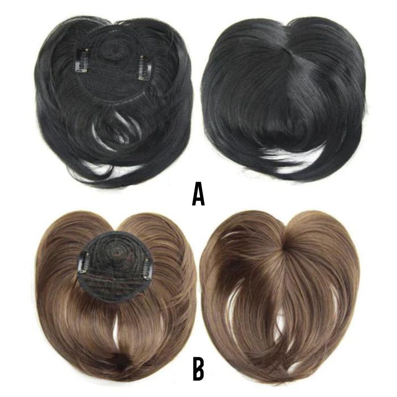 Extensión de cabello sintético con clip de 8 pulgadas — Volumen con pinza de garra segura