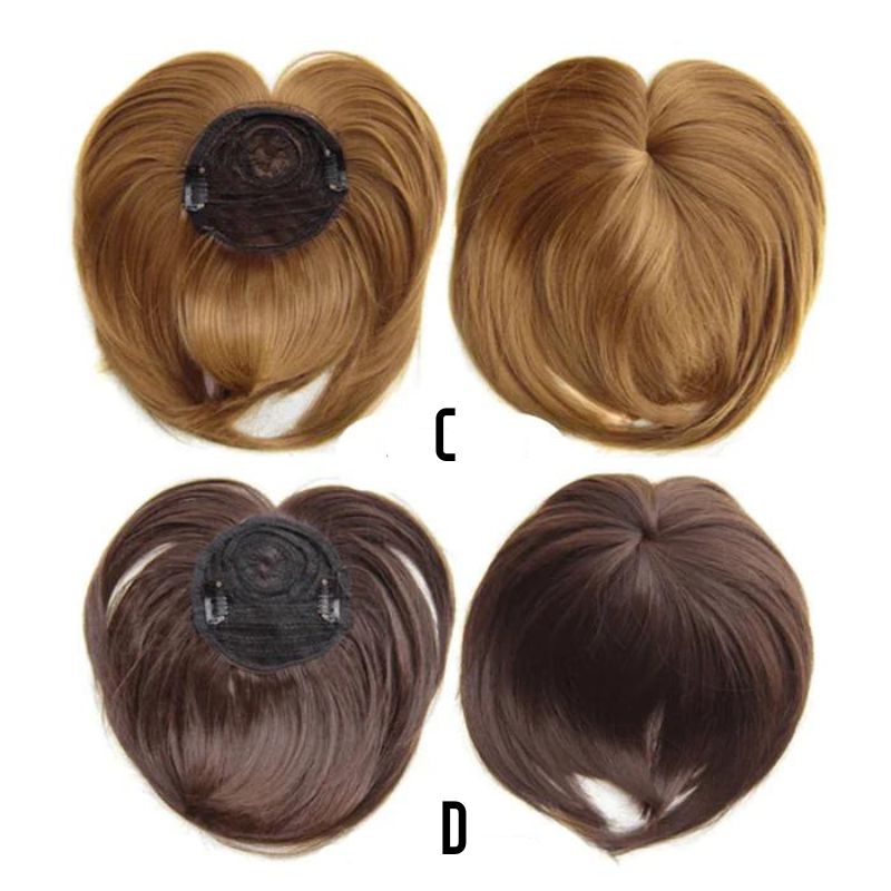 Extensión de cabello sintético con clip de 8 pulgadas — Volumen con pinza de garra segura