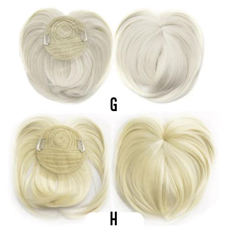 Extensión de cabello sintético con clip de 8 pulgadas — Volumen con pinza de garra segura