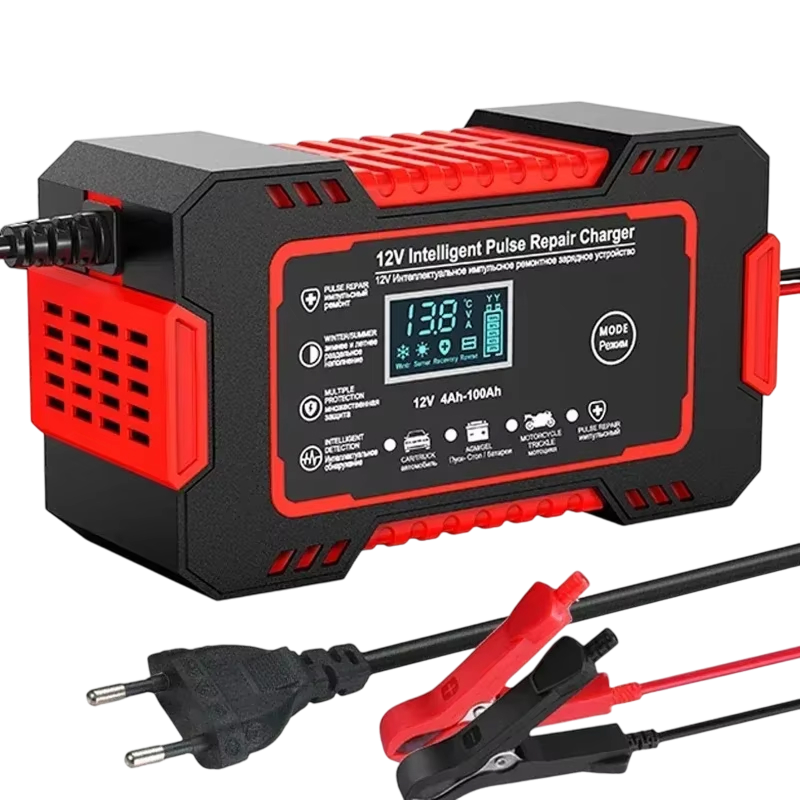 Inteligentna automatyczna ładowarka akumulatora 12 V - regeneracja impulsowa i tryb zimowy